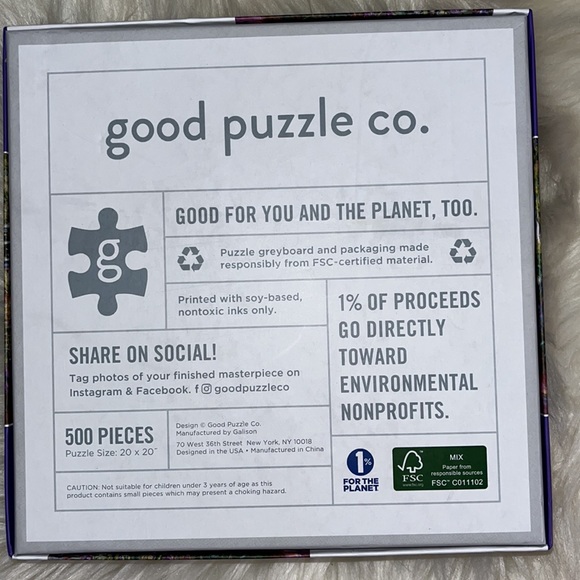NIB new in box Good Puzzle Company 500 piece puzzle - Picture 4 of 4